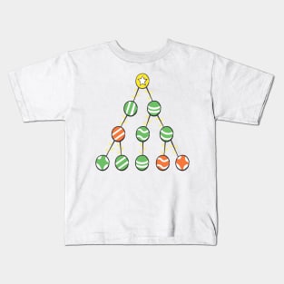 Programmer Christmas Tree - Funny Programming Jokes - Light Color Kids T-Shirt